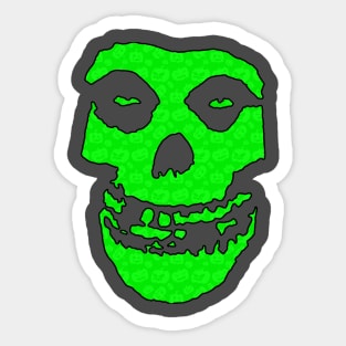 Crimson Ghost - Green Halloween Pumpkins Sticker